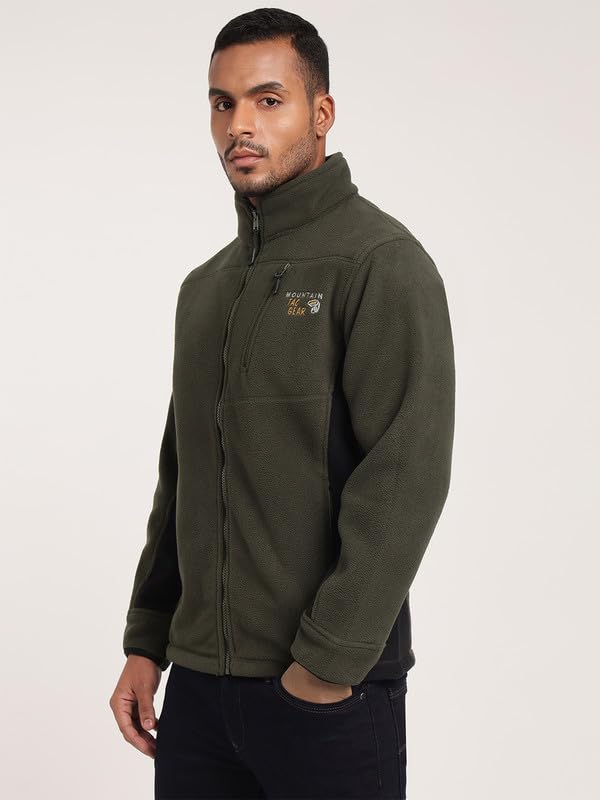 Image of MOUNTMILLER Men's Ripstop Dual Superbond HLKN Fleece Tactical Jacket | Water Repellant | Multi-Pocket | Abrasion-Resistant | Ideal for Outdoor, Hiking & Trekking