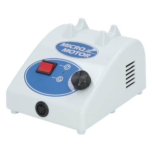 Elektrischer Mikromotor-Polierer Zum Polieren von Handstücken mit 35 KRPM, Labor- und Präzisionsarbeiten, Schmuck, Schleifen, Kunsthandwerk, Schnitzen, Polieren (EU-Stecker 220 V)