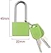 Black Padlock, Small Padlock, Anti-Theft Lock with 2 Keys Security Tool, Long Beam Suitcase, Strong Diary Lock Dormitory,Copper, Keyed Padlocks