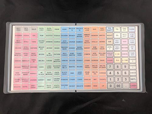 Cubierta protectora de silicona para teclado SAM4S ER-5200M miniatura 2