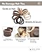 Heliums Soft Hair Ties - No Damage Seamless Nylon Fabric Bands, Stretchy Ponytail Holders for Thin & Thick Hair - Standard 1.5 Inch, Neutrals, 20 Pack
