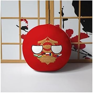 Polandball Countryballs Plush Doll Ukraine Spain Hungary Portugal Romania Greece Austria Mexico Poland Ball Wp,7.9 inch