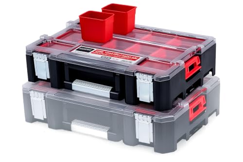 Deep Tray Organizer Box with Removable Cups