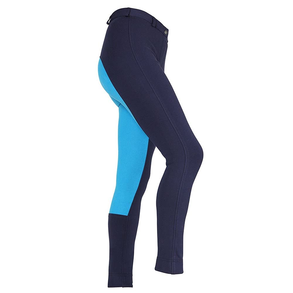 Shires Maids Wessex Jodhpurs Deux Tons Noir/Violet