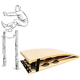 LXLZYXSF Jump Assist Boards Springboard for Martial Arts/Gymnastics Training, Track & Field Athletic Equipment, High/Long Jump Backflip Practice Elastic Board, Hard Wood