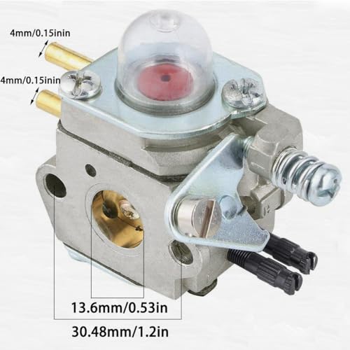 ZAMDOE C1U-K51 Carburetor Kit Suitable for Echo HC HCR Series HC-1500 HC-1600 HC-1800 HC-2000 HC-2400 12520005962 Hedge Trimmer Engine Parts Replacement for Zama C1U‑K51 Lawn Mower Tune Up Kits - Image 2