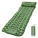 ACCZ Colchoneta aislante para camping, mochila de acampada patentada, extra gruesa, duradera, colchón de aire aislado para mochileros, camping, senderismo, viajes, color verde
