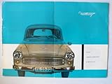 wartburg coupe mieten  Prospekt/brochure - Wartburg Coupe, Camping-Limousine, Kombiwagen - sehr selten