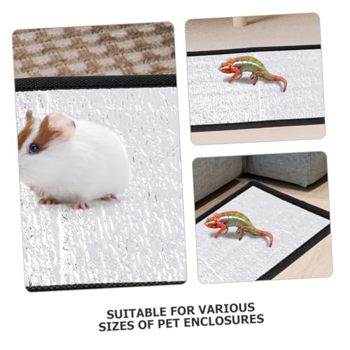 Alfombrilla térmica para terrario de reptiles 30x16 cm miniatura 7