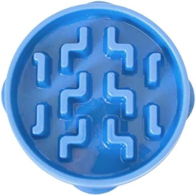 Outward Hound Fun Feeder Slo Bowl, Slow Feeder Dog Bowl, Medium/Mini, Turquoise