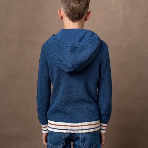 Image of Hope & Henry Boys' Hooded Pullover Sweater