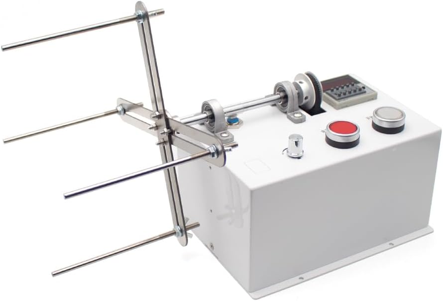 Automatic Counting Electric Tassel Winding Machine Full Metal Wire Winder with Adjustable Speed & Loop Counter