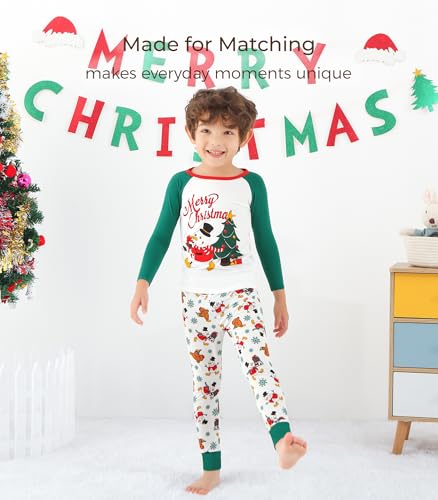 Image of Toddler Boys Girls Clothes Viscose from Bamboo Long Sleeve Top and Pants Clothing Set Soft 2Pcs Kid Outfit