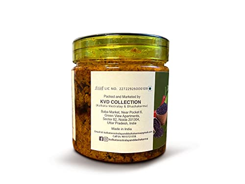 Image of KVD Collection Mango in Mustard Sauce - 250G | Aam Kasundi Traditional Home-made Bengali Recipe | No Artificial Colours, Flavours and Preservatives