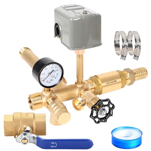Well Pressure Tank Tee Kit with Pressure Switch