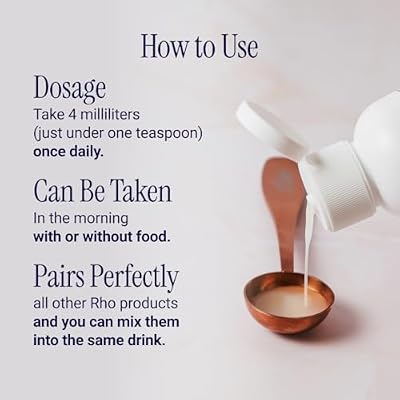 Rho Nutrition Liposomal NAD+ Liquid Supplement Designed to Help Support Absorption Active Form of NAD+ Helps Support Normal Cellular Health, Healthy Aging, Energy Metabolism and Overall Vitality