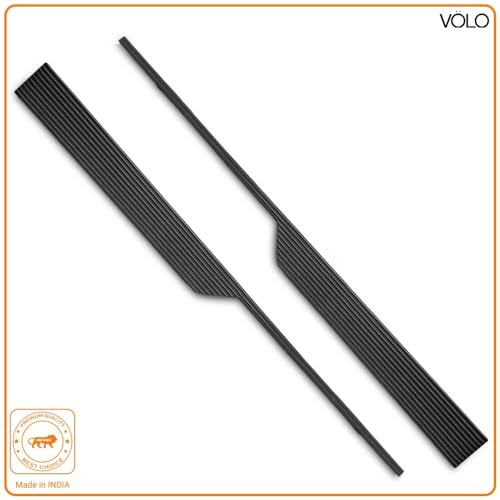 Image of VOLO Cabinet Handle - Multi-Use Pull Handle for Wardrobes, Drawers, Sliding Closets, and Doors in Kitchen, Office, Bedroom (SAC-59) (1 Pair Left & Right) (Black, 900MM (36 Inch))