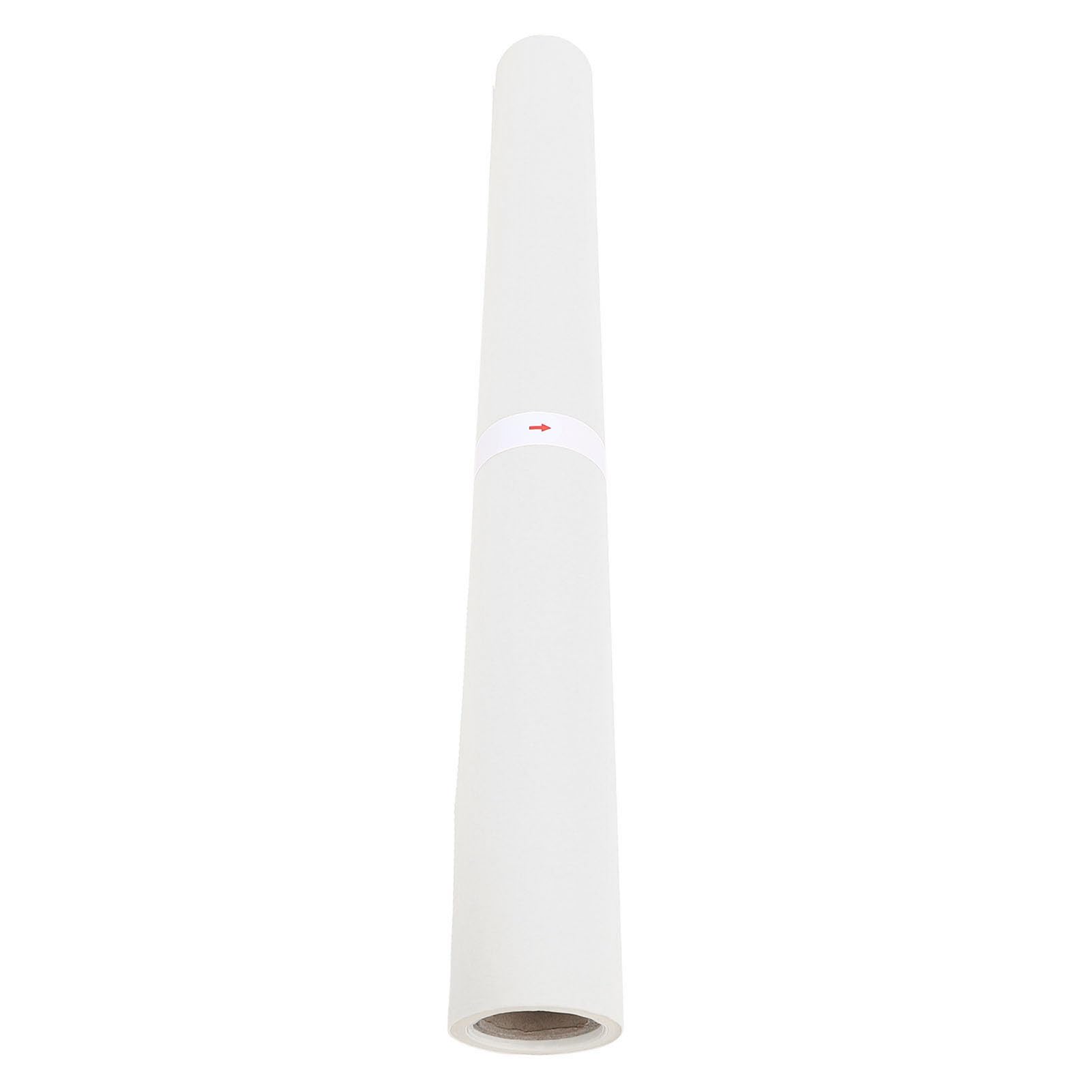 Generic Rollo de Papel de Calco Blanco de Larga Duración para Bocetos, Buen Rendimiento para Costura, álbumes de Recortes, 24 Pulgadas X 1 Rollo, Bocetos de Diseño, Pinturas (62cmx46m)