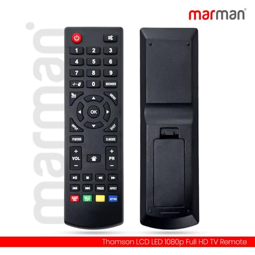 Image of marman Compatible with Thomson Tv Remote Non Voice Command and Without Google Assistant Suitable for Smart LED LCD Television - Match Exactly with Existing Remote Key by Key for Better Performance