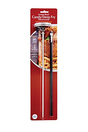 (Large Classic Easy-Read) - HIC Harold Import 29003 Deep Fry Candy Jelly Thermometer