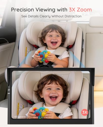 LUCKVIEW BM1 Baby Car Camera, 5" 1080P Baby Car Monitor — view 6