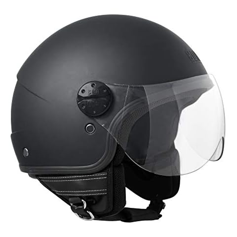 Casco Jet CGM 109A-DSA-01 Negro Goma (XL) Pantalla Corta Cover