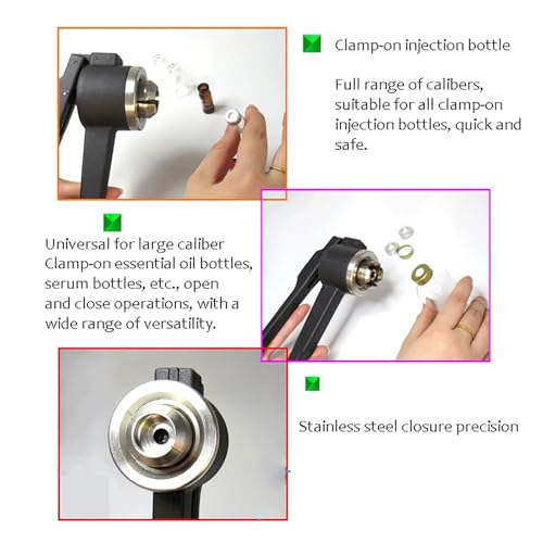 Crimper flip off 13mm manuel pour sceller vos flacons maison