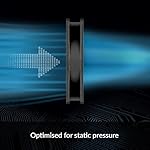 ARCTIC P12 PWM PST (5 Pack) - 120 mm Case Fan, PWM Sharing Technology (PST), Pressure-optimised, Quiet Motor, Computer, 200-1800 RPM - Black - Image 2