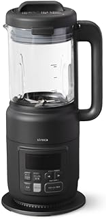 シロカ 機能付きブレンダー おうちシェフ BLENDER SM-S151(HD) ダークグレー|スープメーカー 豆乳メーカー 容量800ml ヒーター搭載 断熱構造 独自形状8枚刃 自動洗浄機能搭載 オートメニュー12種|スープ スムージー 発酵 薬膳 レシピブック付き