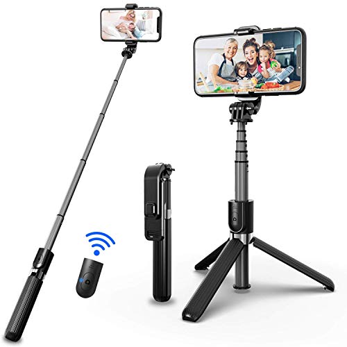 ZORBES® 3-in1Portable Bluetooth Extendable Selfie Stick with Wireless Remote and Tripod Stand, for Redmi/Samsung Galaxy/iPhone/Oppo/OnePlus and All Smart Phones ZORBES® 3-in1Portable Bluetooth Extendable Selfie Stick with Wireless Remote and Tripod Stand, for Redmi/Samsung Galaxy/iPhone/Oppo/OnePlus and All Smart Phones