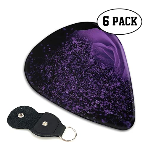 Purple Rose Lot de 6 médiators pour guitare acoustique, guitare électrique, basse, ukulélé – fins, moyens et épais. - Les Beatles, Paul McCartney, John Lennon, RIngo Starr, George Harrison Purple Rose Lot de 6 médiators pour guitare acoustique, guitare électrique, basse, ukulélé – fins, moyens et épais. – Image 3