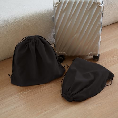 Image of LAKE OF FIRE Dustproof Storage Bags with Drawstring Closure, 2-Piece Set - Multi-Purpose Protective Pouches for Handbags, Purses, Shoes, and Boots