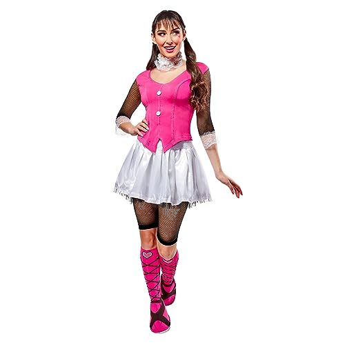 RUBIE'S Monster High Officiel - Déguisement Draculara Adulte Femme - Taille M - Costume écolière Monster High - Pour, Carnaval - Idée Cadeau de