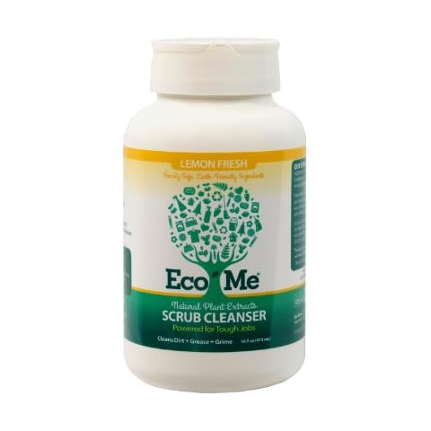 Eco-Me Scrub Cleanser (Surface Cleaner), Lemon Fresh 16 oz Cover