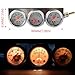 BAGARAATAN Triple Gauge Kit Oil/Volt/Water Gauge,2