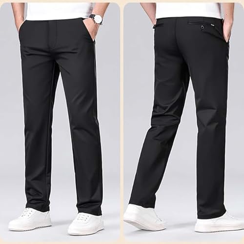 Caracomfy Mens Stretch Slacks with Elastic Waistband,2025 New Caracomfy Mens Stretch Slacks2