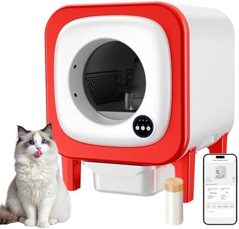 Greesum Smart Self-Cleaning Litter Box with App — main product photo from Amazon listing (ASIN B0GFWSQ8BG)