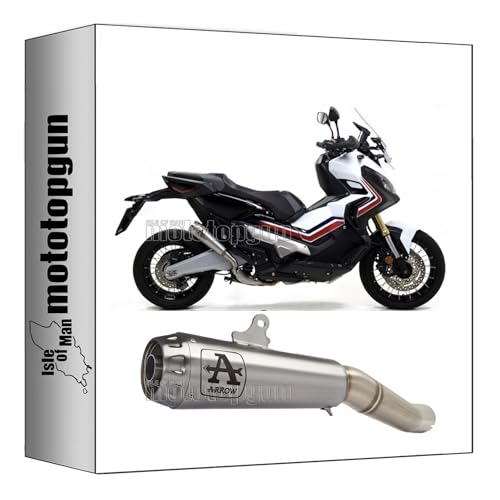 Tubo de escape Arrow Pro-Race de nichrom para renovar el sonido de la Honda X-ADV 750 de 2017