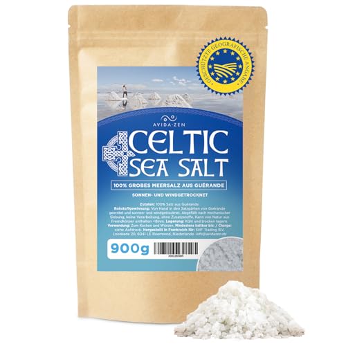 AVIDA ZEN Celtic Sea Salt, 900g keltisches Meersalz aus...