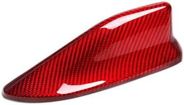 Red Carbon Fiber Auto Roof Shark Fin Antenna Cover Trim for Toyota 86 Scion FR-S GT86 2012-2019