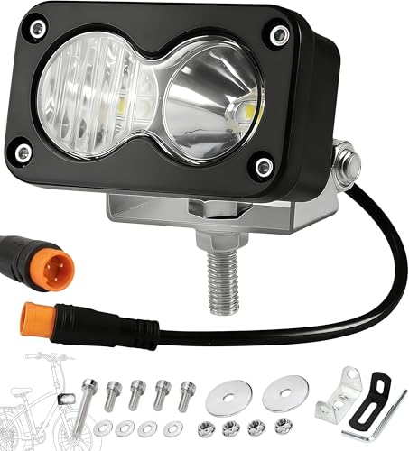 Baja Light Ebike Headlight 20W 6000K LED High Beam