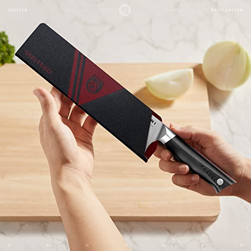 Vosteed Knife Sheaths For Kitchen Knives - Professional Knife Guard Set Of 2 For Chef's Knife & Small Cutting Knife, Durable Knife Covers (Pack Of 2, Fits 8.5In & 5In Blades) #TOP4