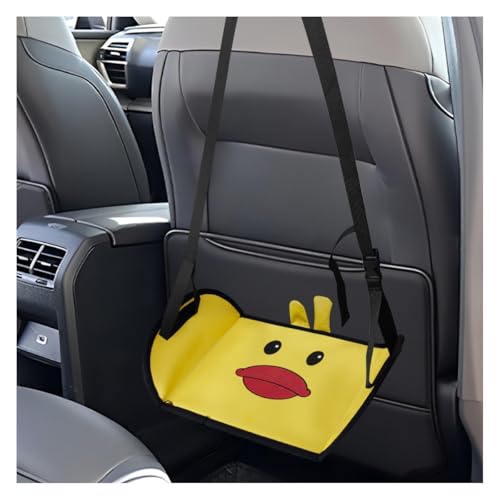 KPFILEH Cute Car Foot Hammock Adjustable Height Automotive Seat Footrest Vehicle Seat Extender Leg Support & Relax Accessories Portable Long Travel Essentials for RV SUV Truck(Duck)
