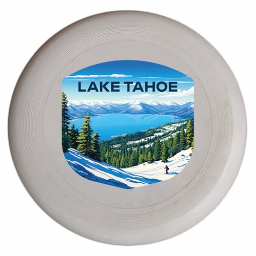 Lake Tahoe Ski Design D Souvenir Frisbee Flying Disc Single