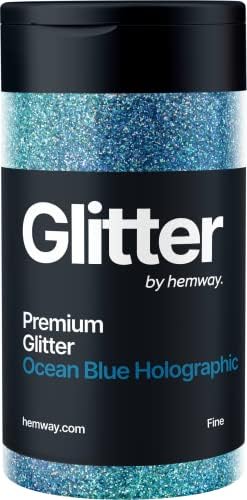 Hemway Rose Gold Glitter Fine 130g/4.6oz Powder Metallic Resin Craft Glitter Flake Sequins for Epoxy Tumblers, Hair Face Body Eye Nail Art Festival, DIY Party Decorations Paint