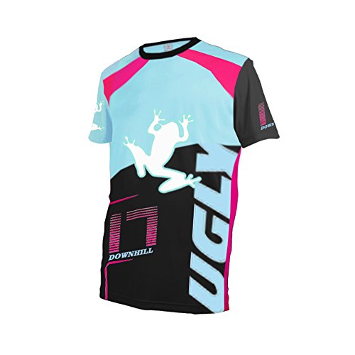 BurningBikewears Uglyfrog 2018 Downhill Jersey Manga Corta De Descenso Bicicleta De Verano...