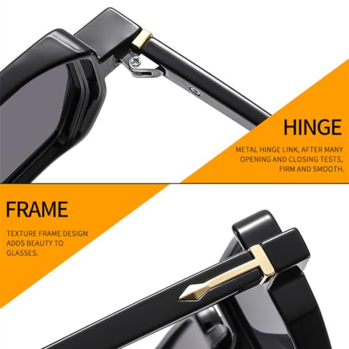 Lunettes de soleil rétro polygone pour protéger vos yeux avec style