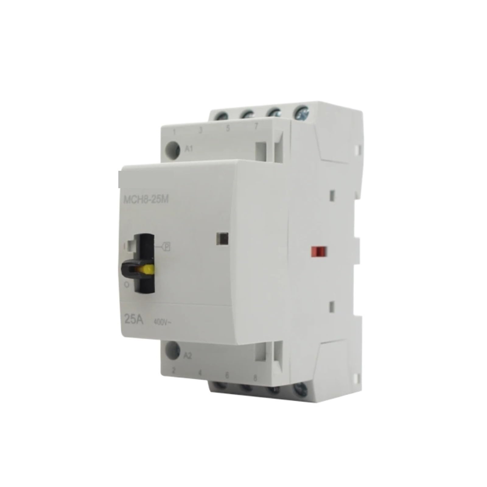 PVTLCYBI MCH8-25M 4P 25A 220V/230V 50/60HZ Din Rail Household Ac Modular Contactor with Manual Control Switch(4NC)
