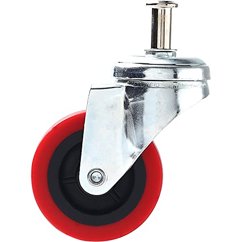 Online Best Service 6 Pack Heavy-Duty 2.5" Swivel Caster Wheel Creeper Service Cart Stool Post Mount #TOP2