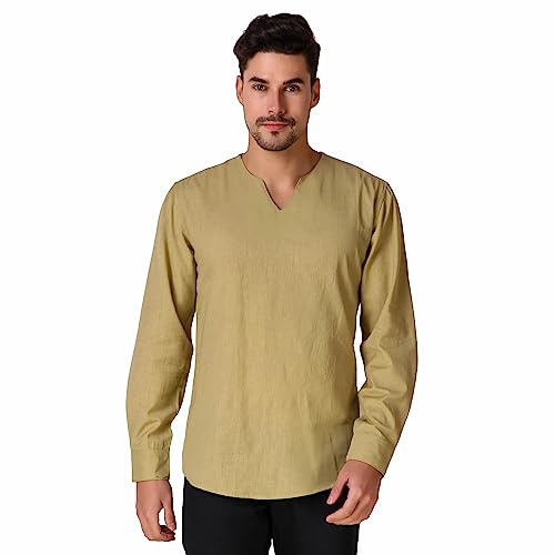Image of rytras Men's Cotton Straight Fit Straight Kurta